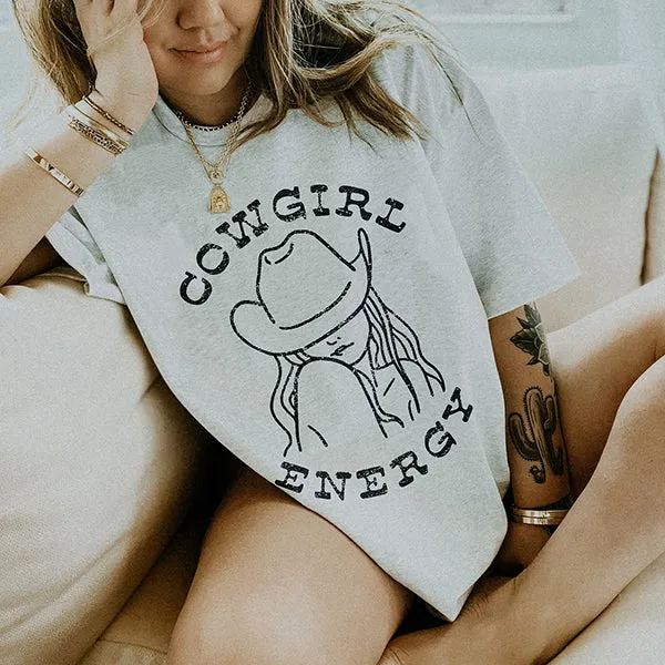 Cowgirl Energy Western Graphic Tee sold by Alley and Rae product image thumbnail 2