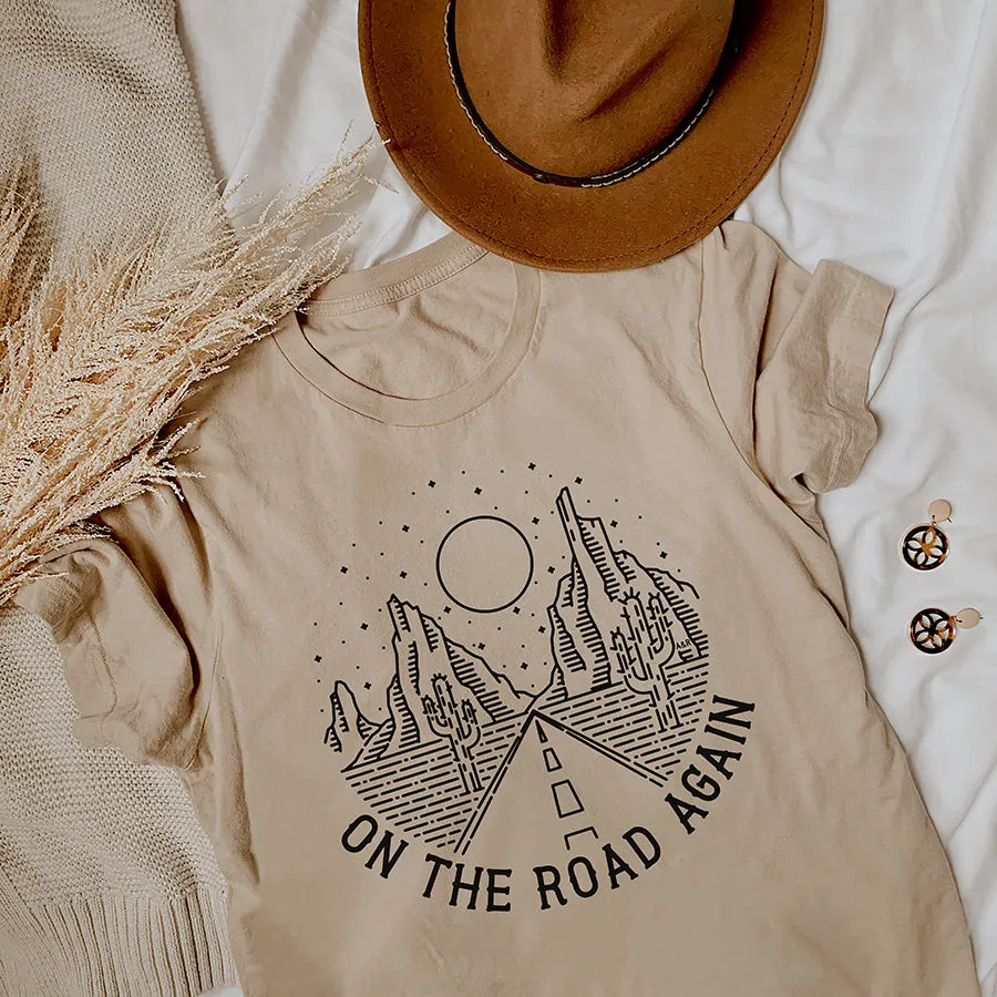 On The Road Again Road Trip Graphic Tee (Wholesale) sold by Alley and Rae product image thumbnail 2