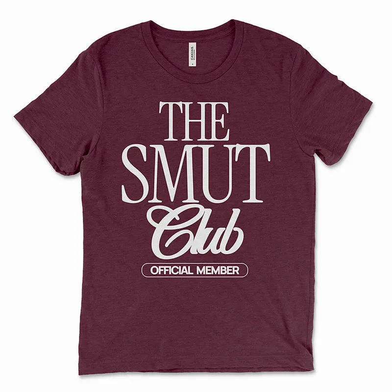 The Smut Club Official Member Tee – Funny Bookish Graphic T-Shirt sold by Alley and Rae product image thumbnail 4