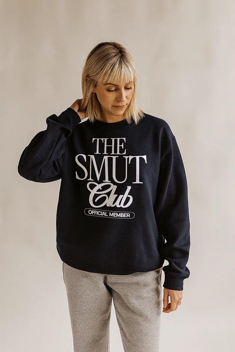 The Smut Club Official Member Sweatshirt – Funny Bookish Cozy Pullover sold by Alley and Rae