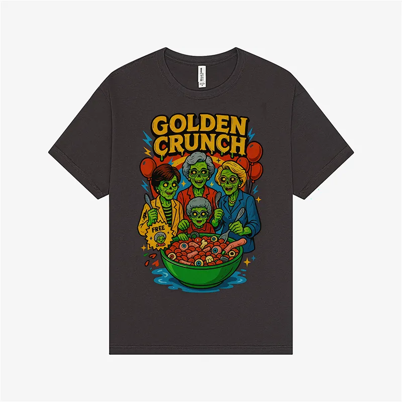Golden Crunch Tee – Funny Golden Girls Inspired Lightweight Halloween Graphic T-Shirt sold by Alley and Rae product image thumbnail 2