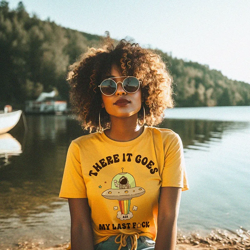 There It Goes My Last Fuck Funny Graphic Tee sold by Alley and Rae