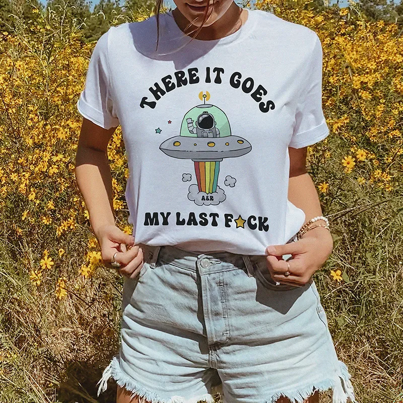 There It Goes My Last Fuck Funny Graphic Tee sold by Alley and Rae product image thumbnail 2