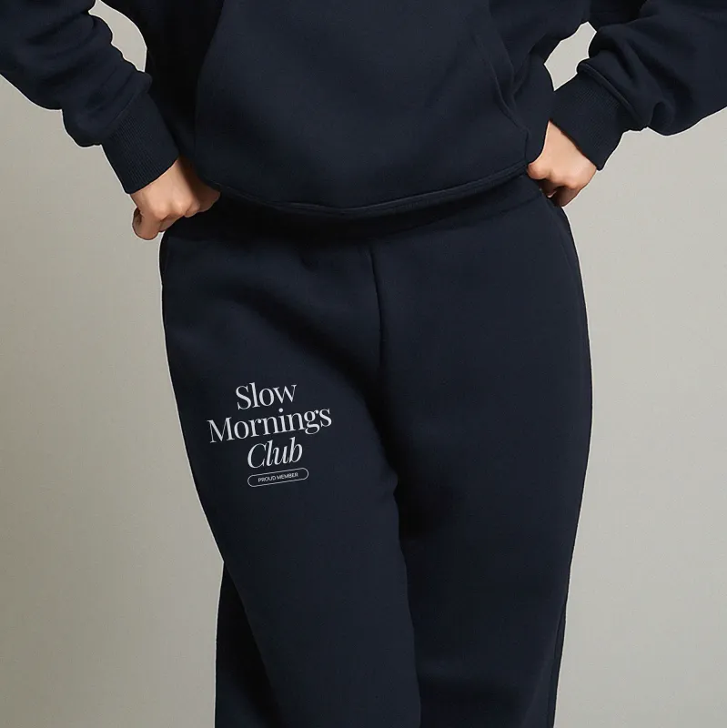 Slow Mornings Club Sweatpants | Cozy Coffee Lounge Joggers sold by Alley and Rae