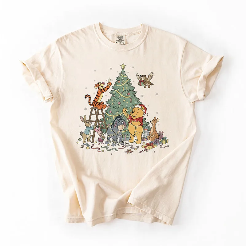 Winnie the Pooh Christmas Tee sold by Alley and Rae product image thumbnail 3