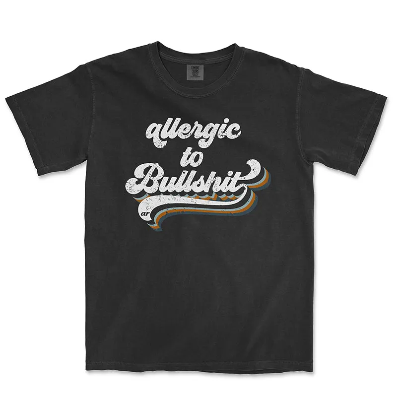 Allergic To Bullshit Retro Graphic Tee (Wholesale) sold by Alley and Rae product image thumbnail 4