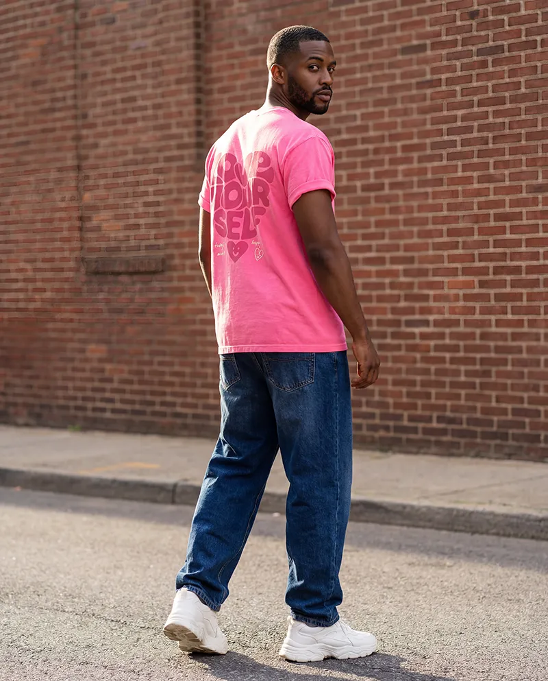 Love Yourself Tee - Neon Pink sold by Alley and Rae product image thumbnail 5