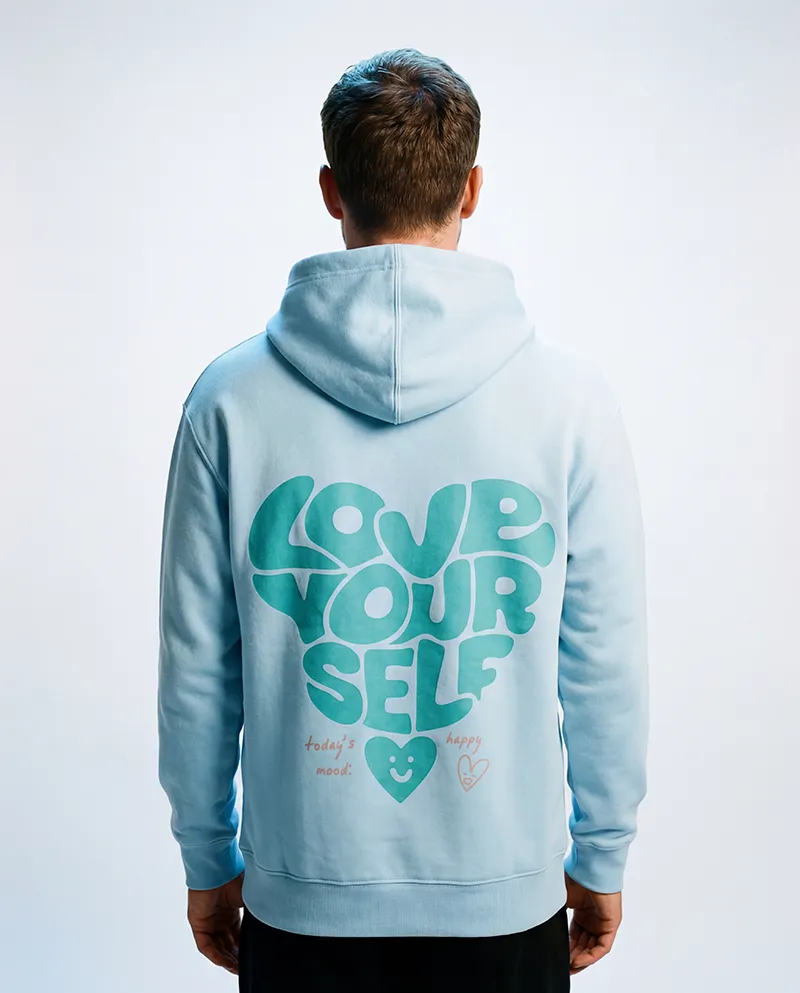Love Yourself Hoodie - Blue Aqua sold by Alley and Rae