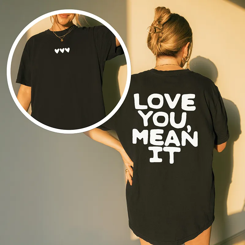 Love You Mean It Tee sold by Alley and Rae product image thumbnail 5