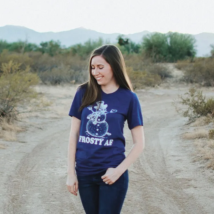 Frosty AF Lightweight Holiday Tee sold by Alley and Rae product image thumbnail 3