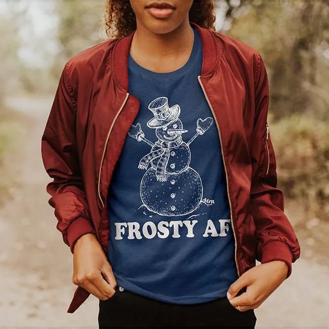 Frosty AF Lightweight Holiday Tee sold by Alley and Rae product image thumbnail 5