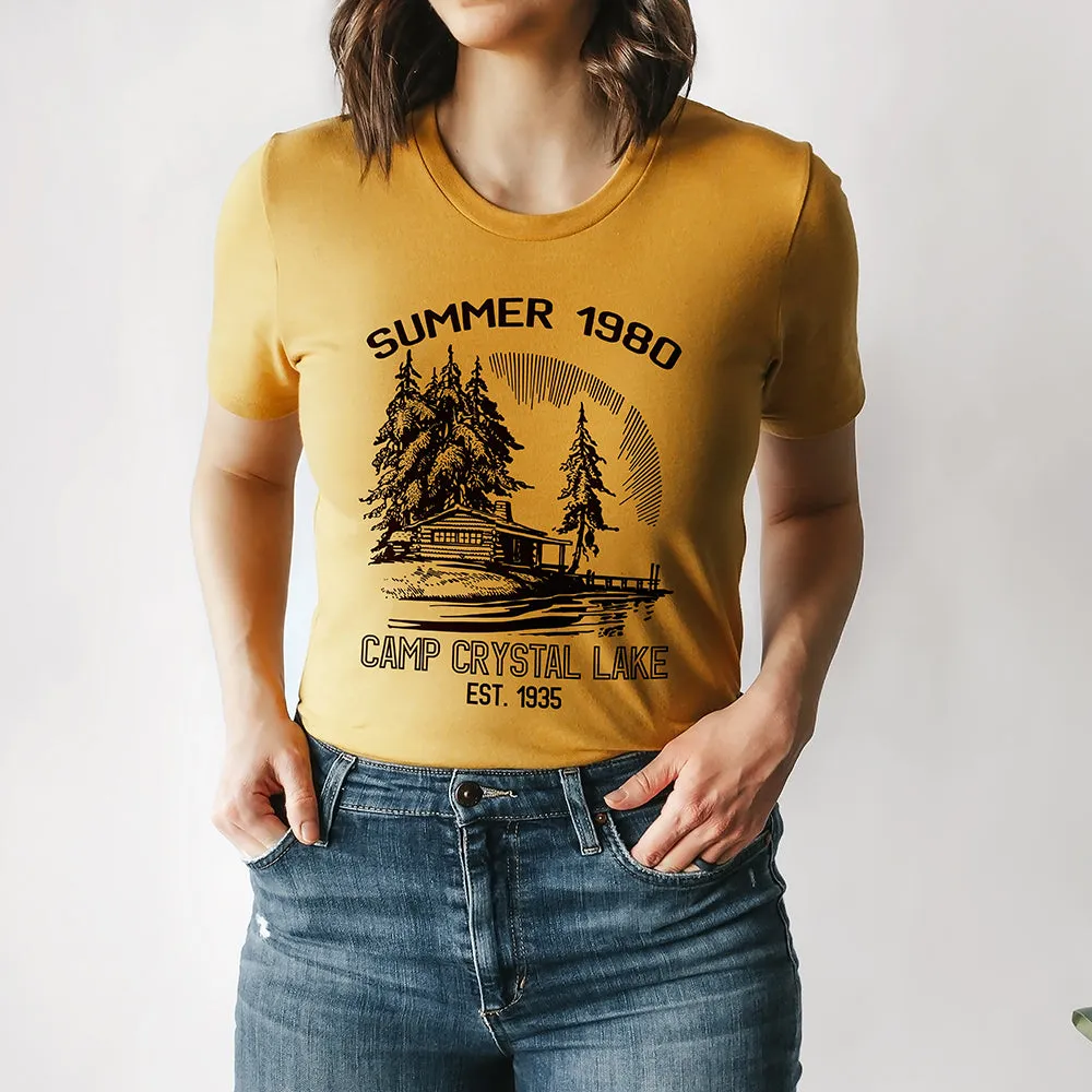 Camp Crystal Lake Lightweight Tee sold by Alley and Rae product image thumbnail 4