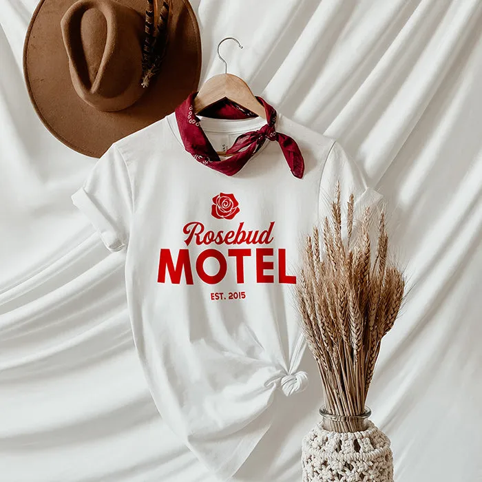 Rosebud Motel Graphic Tee Shirt sold by Alley and Rae product image thumbnail 4