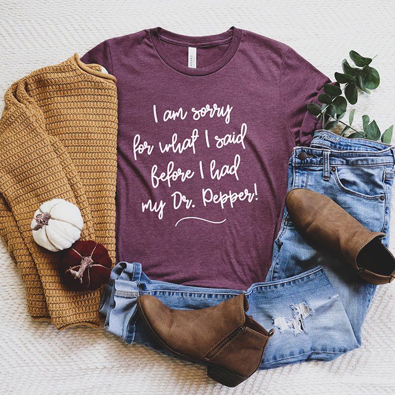 I Am Sorry For What I Said Lightweight Tee sold by Ally and Rae product image thumbnail 2