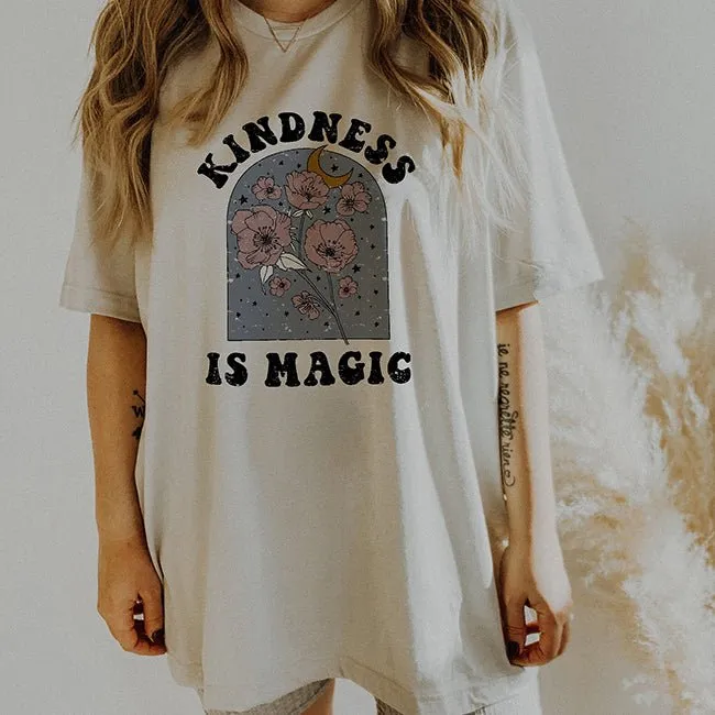 Kindness Is Magic Lightweight Tee sold by Alley and Rae product image thumbnail 3
