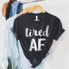 Tired AF Lightweight Tee sold by Alley and Rae