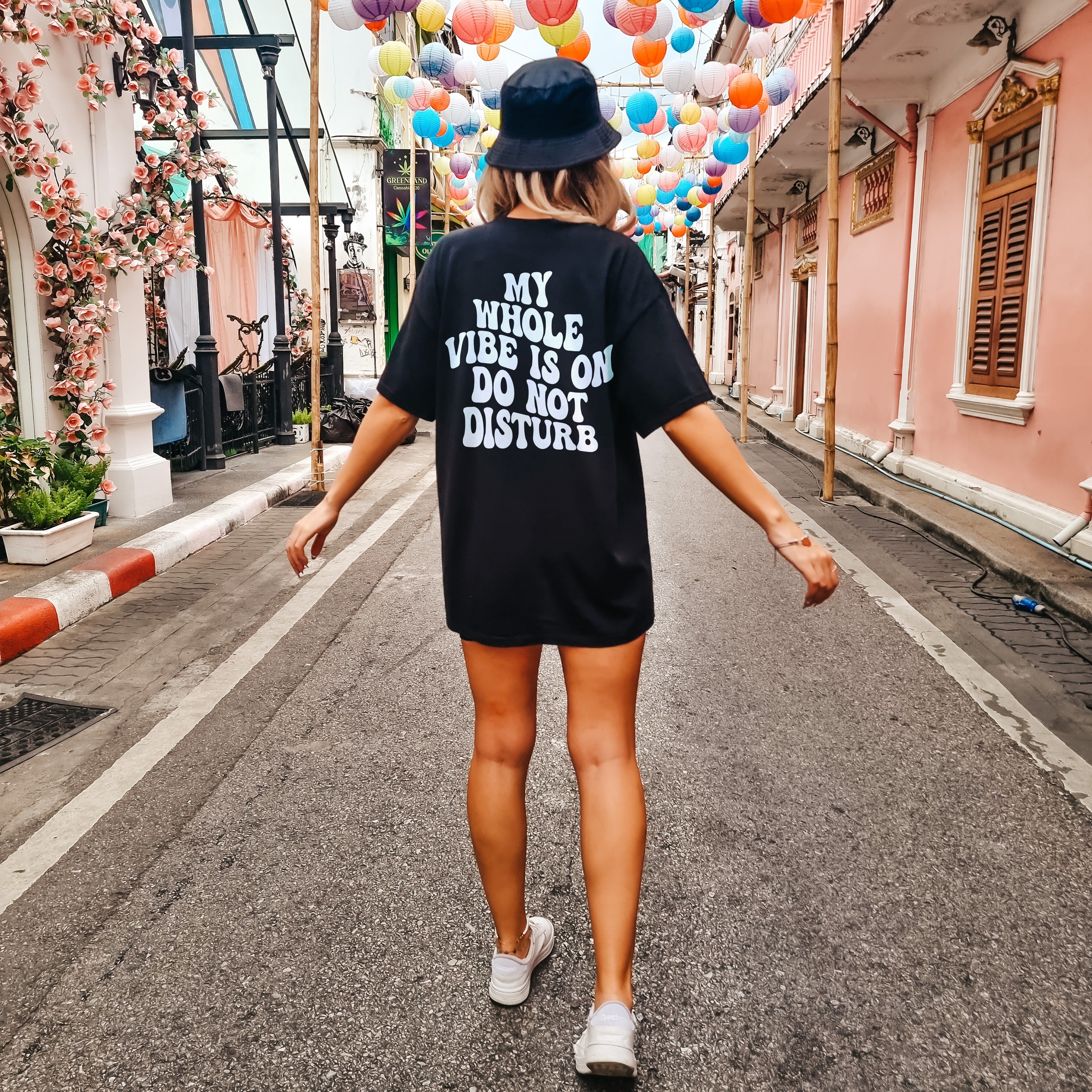 My Whole Vibe Is On Do Not Disturb Graphic Tee (Wholesale) sold by Ally and Rae product image thumbnail 5