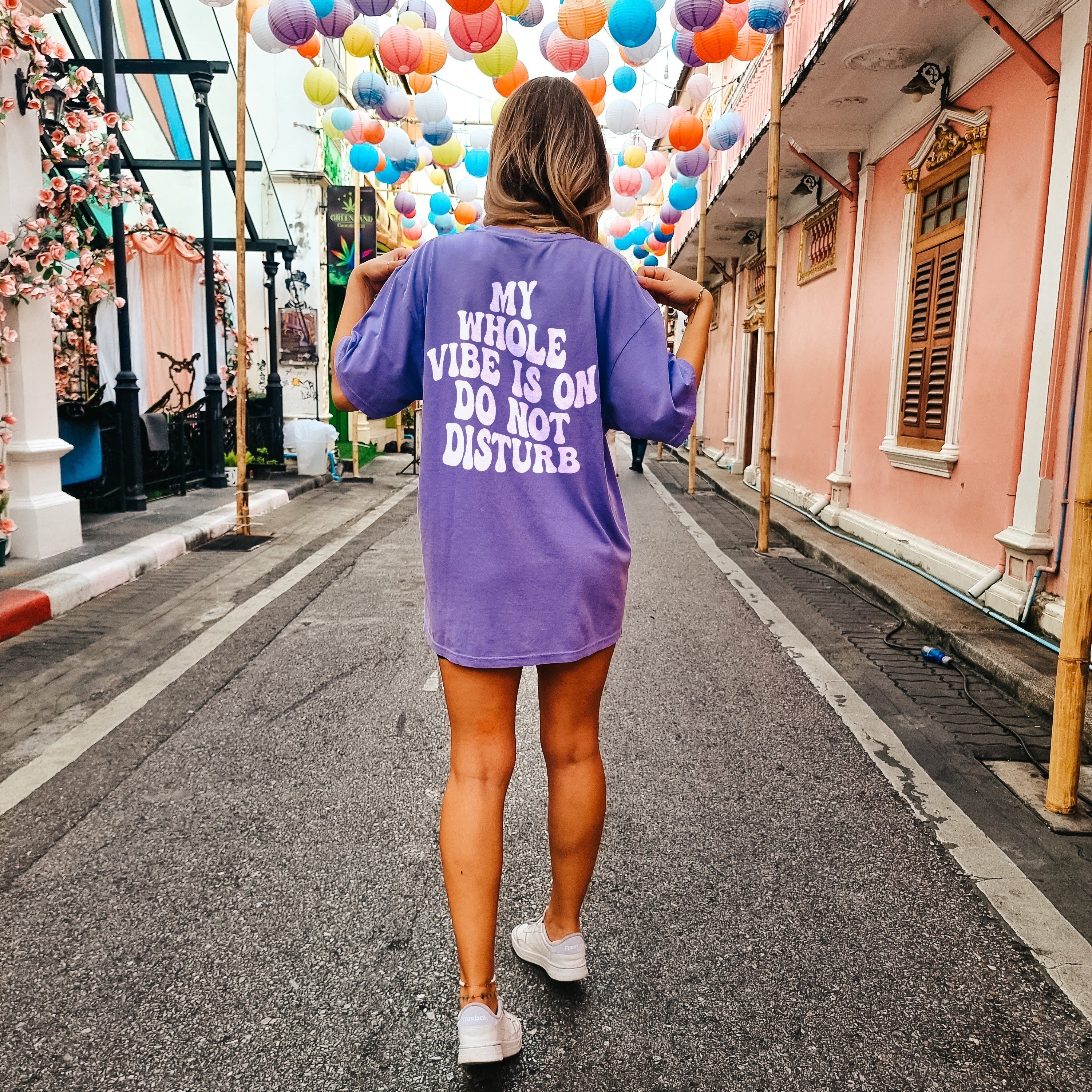 My Whole Vibe Is On Do Not Disturb Graphic Tee (Wholesale) sold by Ally and Rae product image thumbnail 2