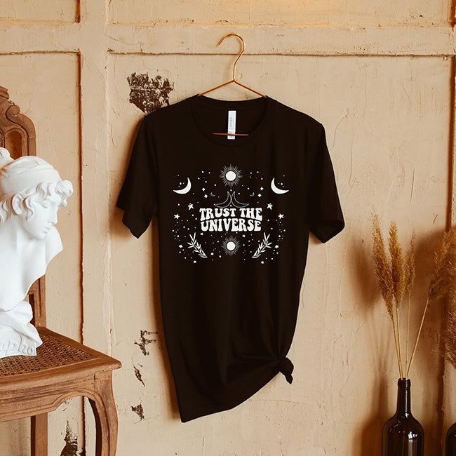 Trust The Universe Graphic Tee (Wholesale) sold by Ally and Rae product image thumbnail 4