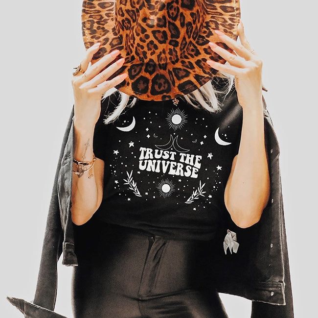 Trust The Universe Graphic Tee (Wholesale) sold by Ally and Rae product image thumbnail 2