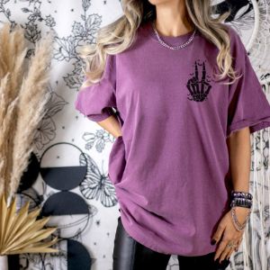 The Spookiest Bitch This Side Of Salem Heavyweight Tee (Wholesale) sold by Ally and Rae