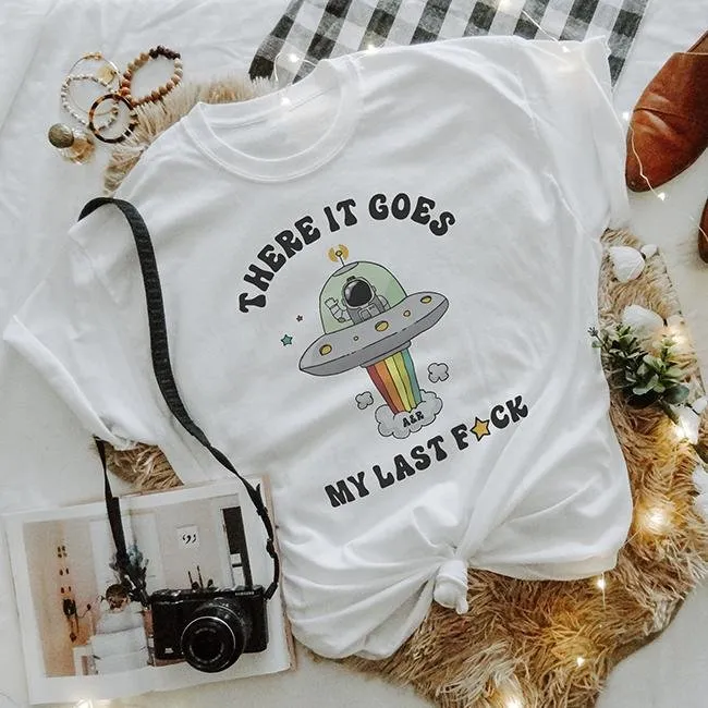 There It Goes My Last F*ck Lightweight Tee sold by Alley and Rae product image thumbnail 2