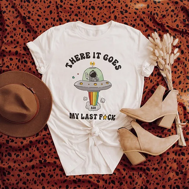 There It Goes My Last F*ck Lightweight Tee sold by Alley and Rae product image thumbnail 4