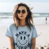 Have A Nice Day Retro Smiley Face Tee (Wholesale) sold by Alley and Rae
