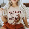 Wild Ain't For Tamin' Western Tee (Wholesale) sold by Alley and Rae