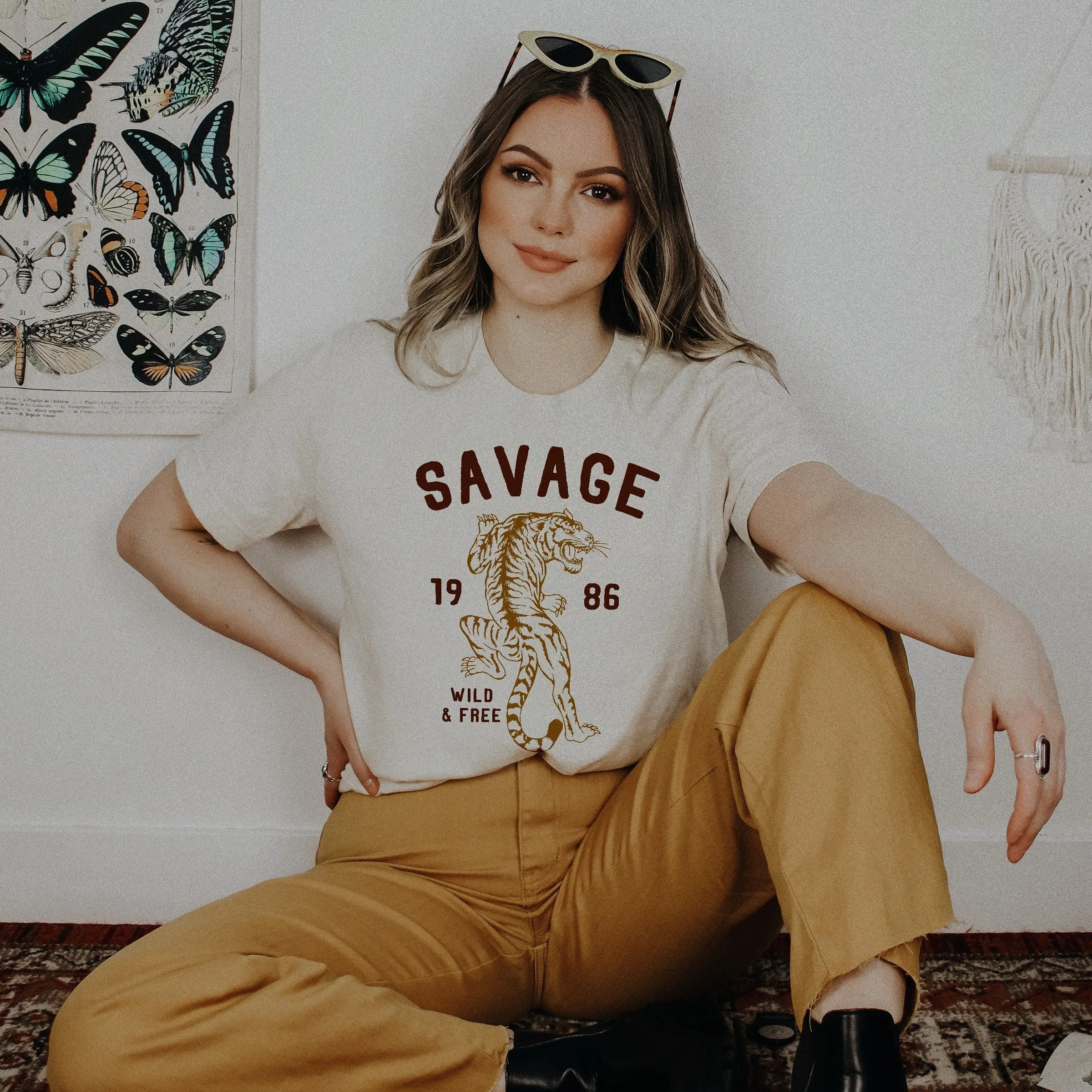 Savage Tiger Graphic Tee (Wholesale) sold by Alley and Rae product image thumbnail 3