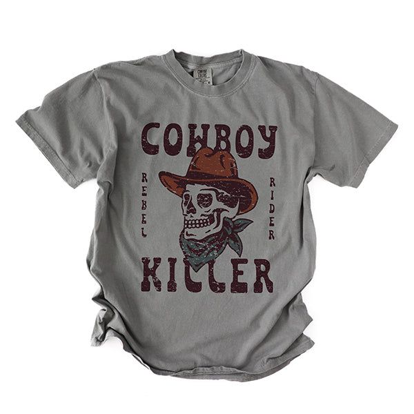 Cowboy Killer Western Graphic Tee (Wholesale) sold by Ally and Rae product image thumbnail 4