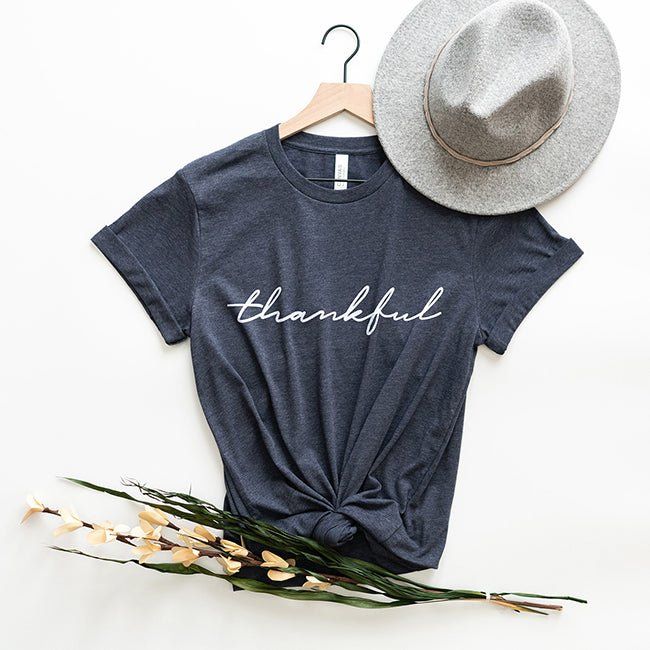 Thankful Lightweight Tee sold by Ally and Rae product image thumbnail 2
