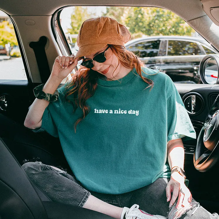 Have A Nice Day Graphic Tee sold by Alley and Rae product image thumbnail 2
