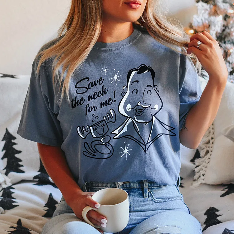 Save The Neck For Me Retro Cousin Eddie Heavyweight Tee sold by Alley and Rae product image thumbnail 4