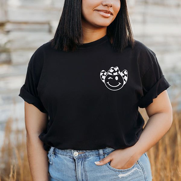 Can't Talk Right Now I'm Doin' Cowgirl Shit Graphic Tee (Wholesale) sold by Ally and Rae product image thumbnail 4