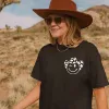 Can't Talk Right Now Doin' Cowgirl Shit Tee (Wholesale) sold by Alley and Rae