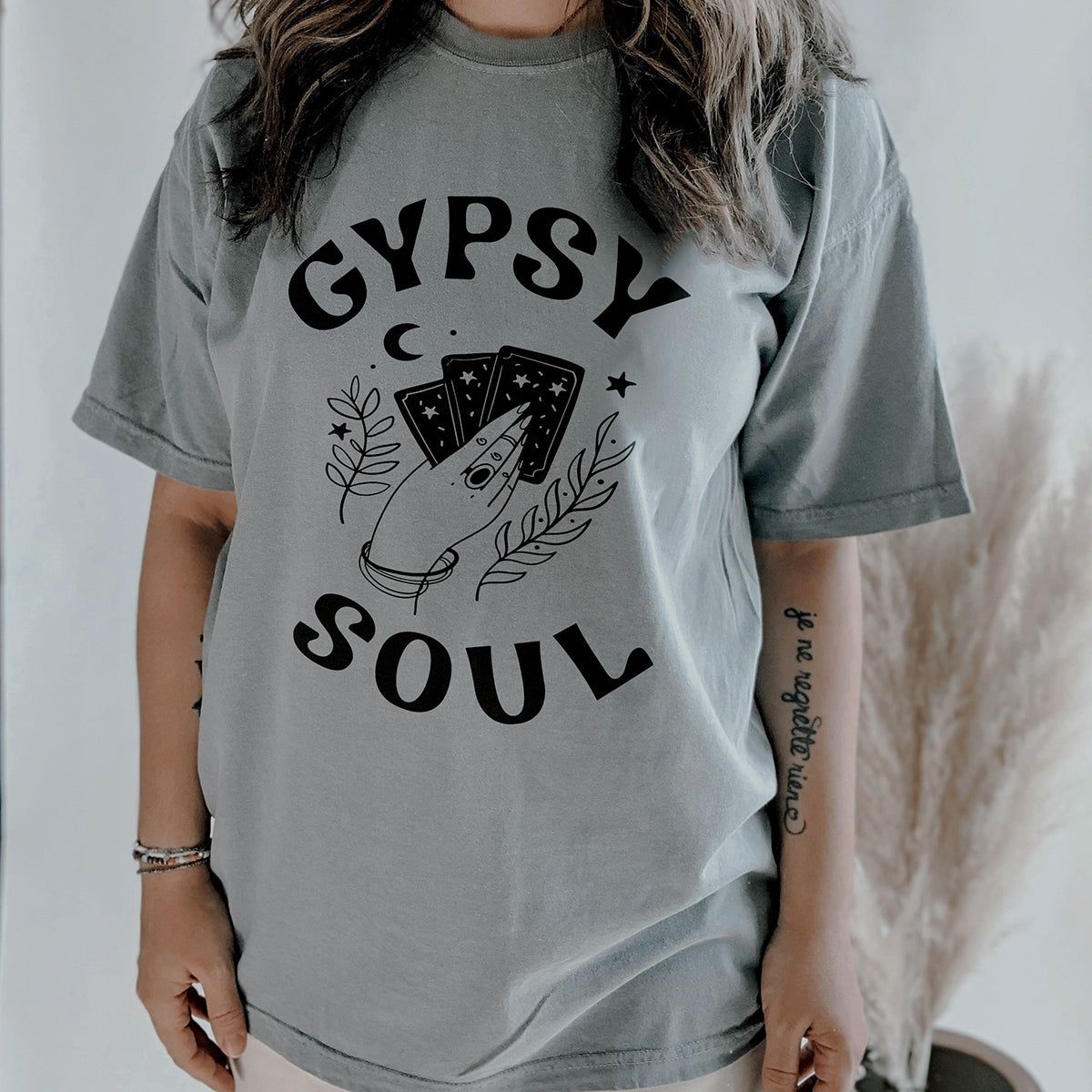 Gypsy Soul Graphic Tee Shirt (Wholesale) sold by Ally and Rae product image thumbnail 4