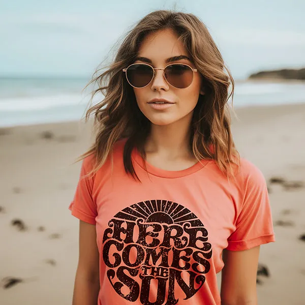 Here Comes The Sun Graphic Tee sold by Alley and Rae product image thumbnail 3