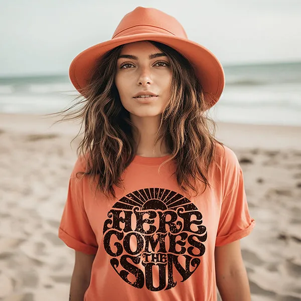 Here Comes The Sun Graphic Tee sold by Alley and Rae product image thumbnail 4