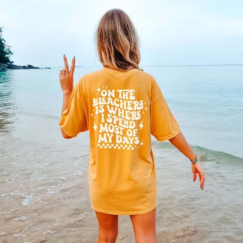 On The Bleachers Lightweight Volleyball Tee sold by Alley and Rae