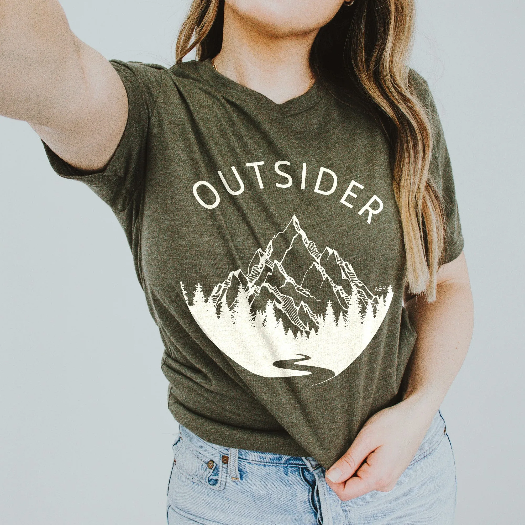 Outsider Graphic Tee (Wholesale) sold by Alley and Rae product image thumbnail 3