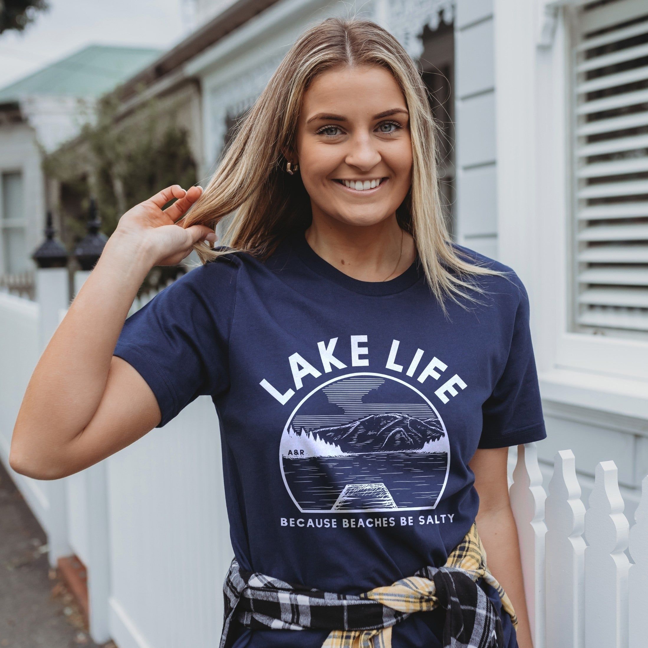 Lake Life Lightweight Tee (Wholesale) sold by Ally and Rae product image thumbnail 3