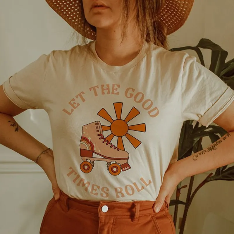 Let The Good Times Roll Lightweight Tee - Final Sale sold by Alley and Rae