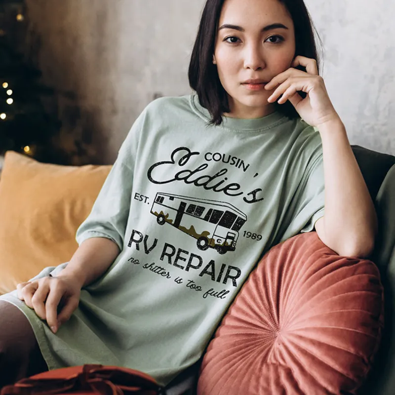 Cousin Eddie's RV Repair Heavyweight Tee sold by Alley and Rae