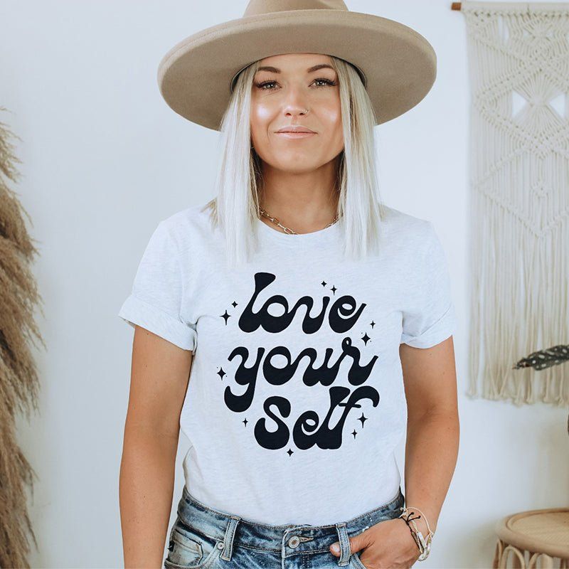 Love Yourself Lightweight Tee sold by Ally and Rae product image thumbnail 2