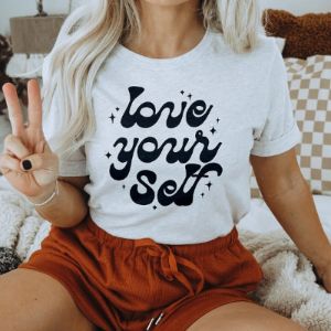Love Yourself Lightweight Tee sold by Ally and Rae