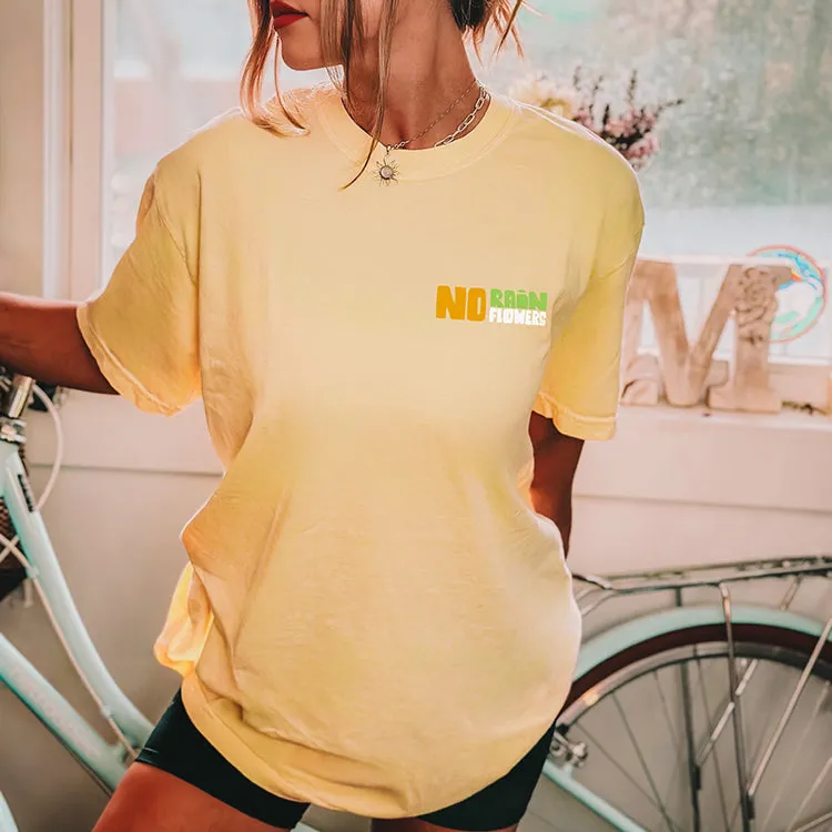 No Rain No Flowers Heavyweight Tee sold by Alley and Rae product image thumbnail 4