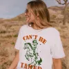 Can't Be Tamed Western Cowgirl Graphic Tee sold by Alley and Rae