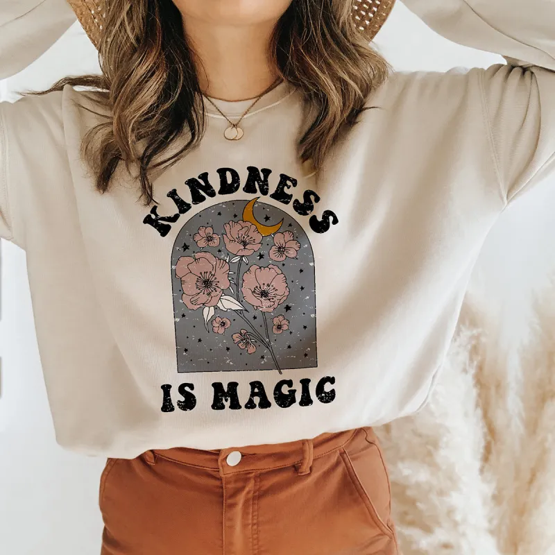 Kindness Is Magic Crewneck Sweatshirt (Wholesale) sold by Alley and Rae