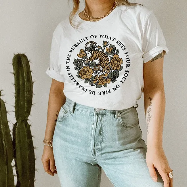 Soul On Fire Lightweight Tee sold by Alley and Rae product image thumbnail 2